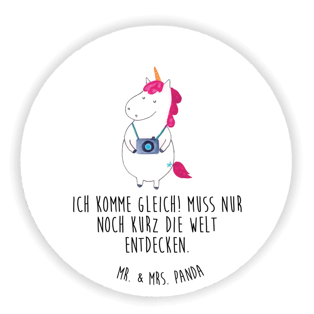 Rund Magnet Einhorn Fotograf Kühlschrankmagnet, Pinnwandmagnet, Souvenir Magnet, Motivmagnete, Dekomagnet, Whiteboard Magnet, Notiz Magnet, Kühlschrank Dekoration, Einhorn, Einhörner, Einhorn Deko, Unicorn, Fotograf, Fotografie, Kamera, Reisen, Weltreise, Weltenbummler, Urlaub, Tourist, Kurztrip, Reise, Städtereise