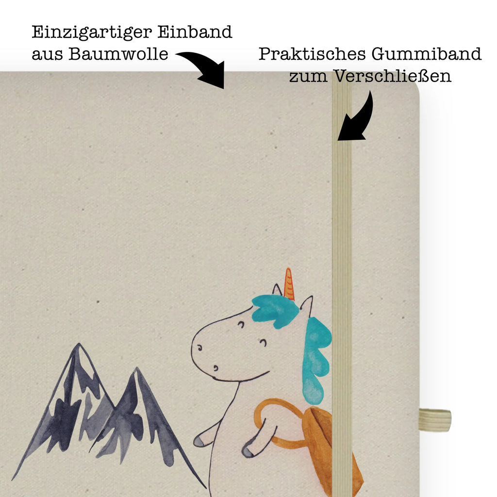 Baumwoll Notizbuch Einhorn Bergsteiger Notizen, Eintragebuch, Tagebuch, Notizblock, Adressbuch, Journal, Kladde, Skizzenbuch, Notizheft, Schreibbuch, Schreibheft, Einhorn, Einhörner, Einhorn Deko, Pegasus, Unicorn, Bergsteiger, Abenteuer, Berge, Abenteurer, Weltenbummler, Weltreise, Reisen, Urlaub, Entdecker