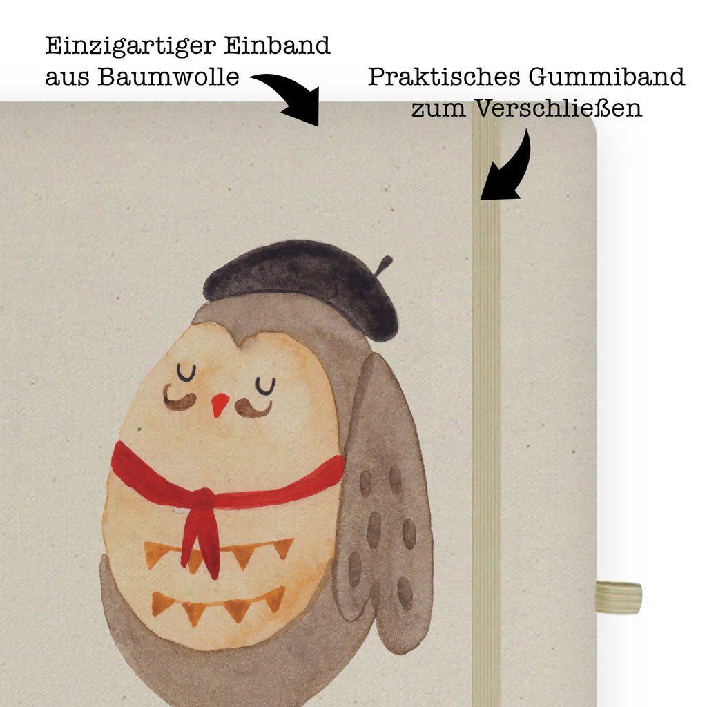 Baumwoll Notizbuch Eule Französisch Notizen, Eintragebuch, Tagebuch, Notizblock, Adressbuch, Journal, Kladde, Skizzenbuch, Notizheft, Schreibbuch, Schreibheft, Eule, Eulen, Eule Deko, Owl, hibou, La vie est belle, das Leben ist schön, Spruch schön, Spruch Französisch, Frankreich