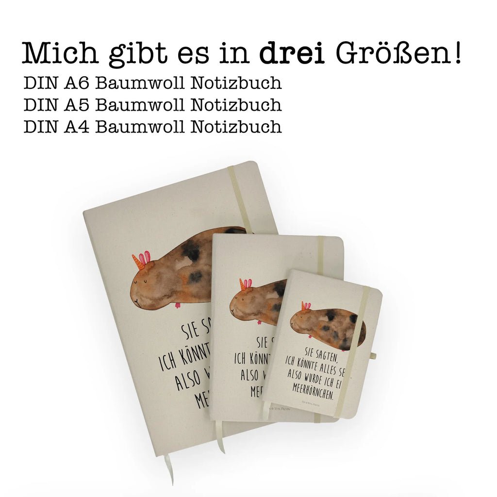 Baumwoll Notizbuch Einhorn Meerschweinchen Notizen, Eintragebuch, Tagebuch, Notizblock, Adressbuch, Journal, Kladde, Skizzenbuch, Notizheft, Schreibbuch, Schreibheft, Einhorn, Einhörner, Einhorn Deko, Pegasus, Unicorn, Meerhörnchen, Meericorn, Meerschwein, Meerschweinchen