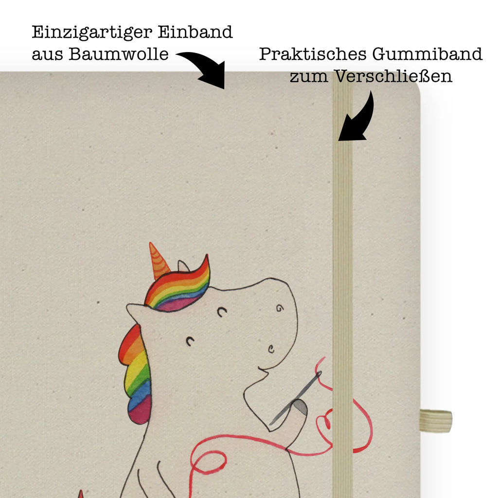 Baumwoll Notizbuch Einhorn Näherin Notizen, Eintragebuch, Tagebuch, Notizblock, Adressbuch, Journal, Kladde, Skizzenbuch, Notizheft, Schreibbuch, Schreibheft, Einhorn, Einhörner, Einhorn Deko, Pegasus, Unicorn, Näherin, nähen, Mädchen, Freundin, Häkeln, Stricken, basteln, Nähzimmer