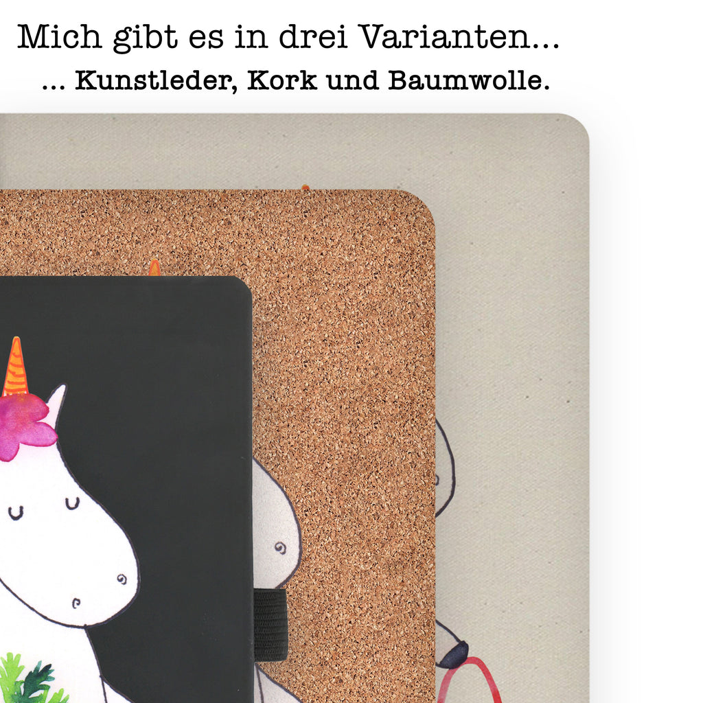 Baumwoll Notizbuch Einhorn Vegan Notizen, Eintragebuch, Tagebuch, Notizblock, Adressbuch, Journal, Kladde, Skizzenbuch, Notizheft, Schreibbuch, Schreibheft, Einhorn, Einhörner, Einhorn Deko, Pegasus, Unicorn, vegan, Gesund leben, Vegetariar, Rohkost, Gesund essen, Veganismus, Veganer