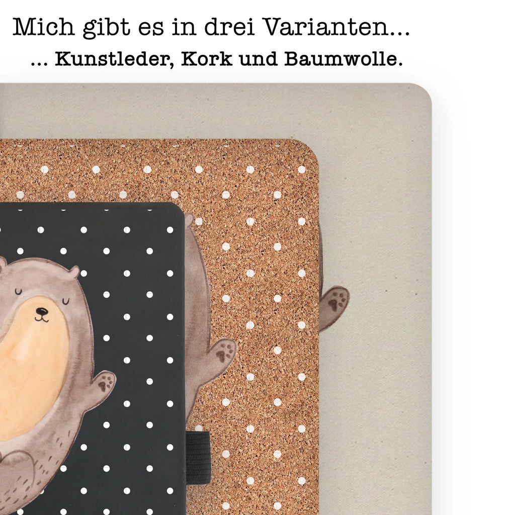 Baumwoll Notizbuch Otter Umarmen Notizen, Eintragebuch, Tagebuch, Notizblock, Adressbuch, Journal, Kladde, Skizzenbuch, Notizheft, Schreibbuch, Schreibheft, Otter, Fischotter, Seeotter, Otter Seeotter See Otter