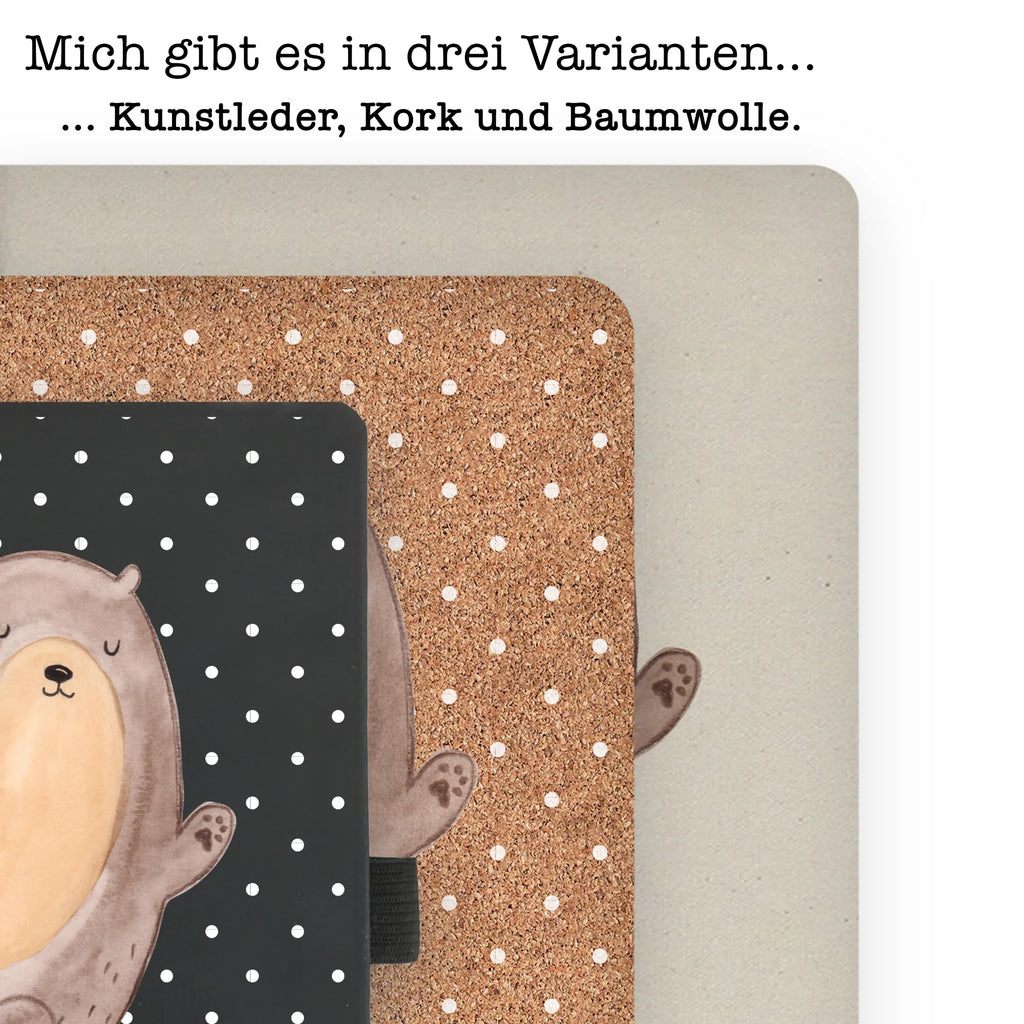 Baumwoll Notizbuch Otter Umarmen Notizen, Eintragebuch, Tagebuch, Notizblock, Adressbuch, Journal, Kladde, Skizzenbuch, Notizheft, Schreibbuch, Schreibheft, Otter, Fischotter, Seeotter, Otter Seeotter See Otter