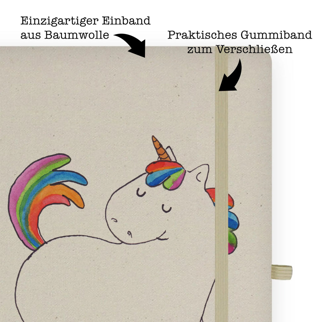 Baumwoll Notizbuch Einhorn stolzierend Notizen, Eintragebuch, Tagebuch, Notizblock, Adressbuch, Journal, Kladde, Skizzenbuch, Notizheft, Schreibbuch, Schreibheft, Einhorn, Einhörner, Einhorn Deko, Pegasus, Unicorn, stolz, anders, bunt, Pferd, Reiter, Reiten, Freundin, Geschenk