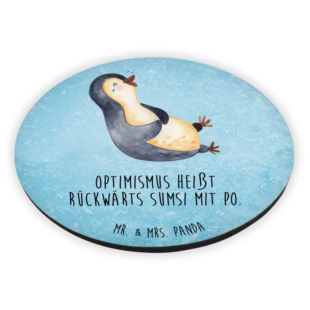 Rund Magnet Pinguin lachend Kühlschrankmagnet, Pinnwandmagnet, Souvenir Magnet, Motivmagnete, Dekomagnet, Whiteboard Magnet, Notiz Magnet, Kühlschrank Dekoration, Pinguin, Pinguine, lustiger Spruch, Optimismus, Fröhlich, Lachen, Humor, Fröhlichkeit