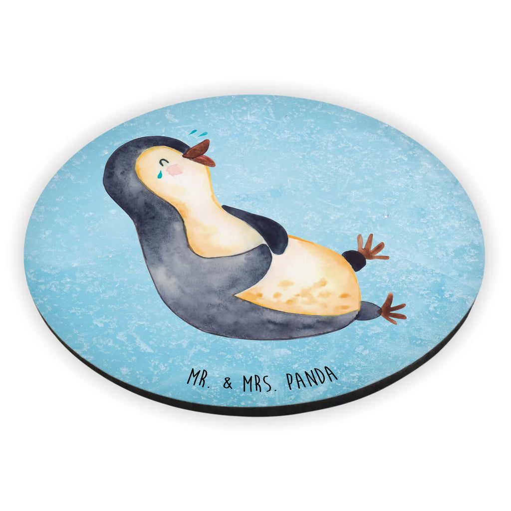 Rund Magnet Pinguin lachend Kühlschrankmagnet, Pinnwandmagnet, Souvenir Magnet, Motivmagnete, Dekomagnet, Whiteboard Magnet, Notiz Magnet, Kühlschrank Dekoration, Pinguin, Pinguine, lustiger Spruch, Optimismus, Fröhlich, Lachen, Humor, Fröhlichkeit