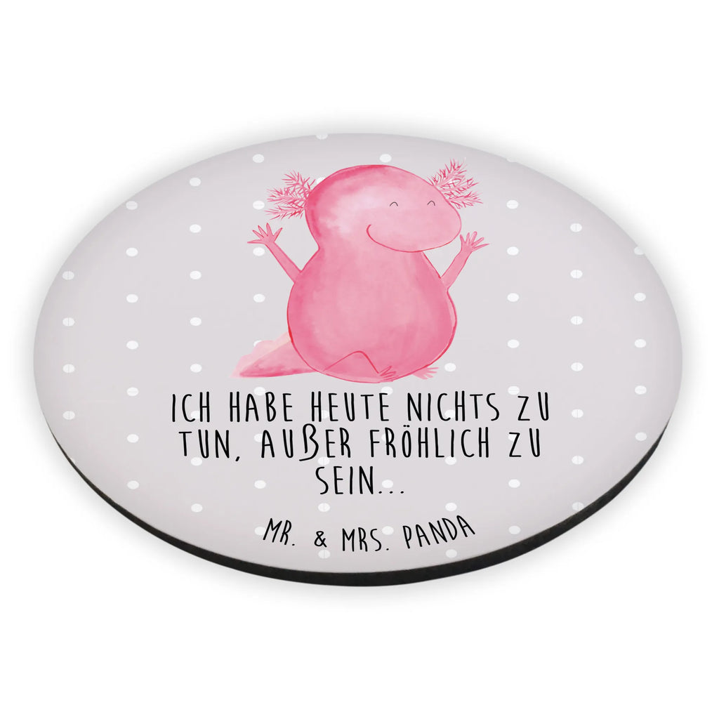 Rund Magnet Axolotl Hurra Kühlschrankmagnet, Pinnwandmagnet, Souvenir Magnet, Motivmagnete, Dekomagnet, Whiteboard Magnet, Notiz Magnet, Kühlschrank Dekoration, Axolotl, Molch, Axolot, Schwanzlurch, Lurch, Lurche, fröhlich, Spaß, Freude, Motivation, Zufriedenheit