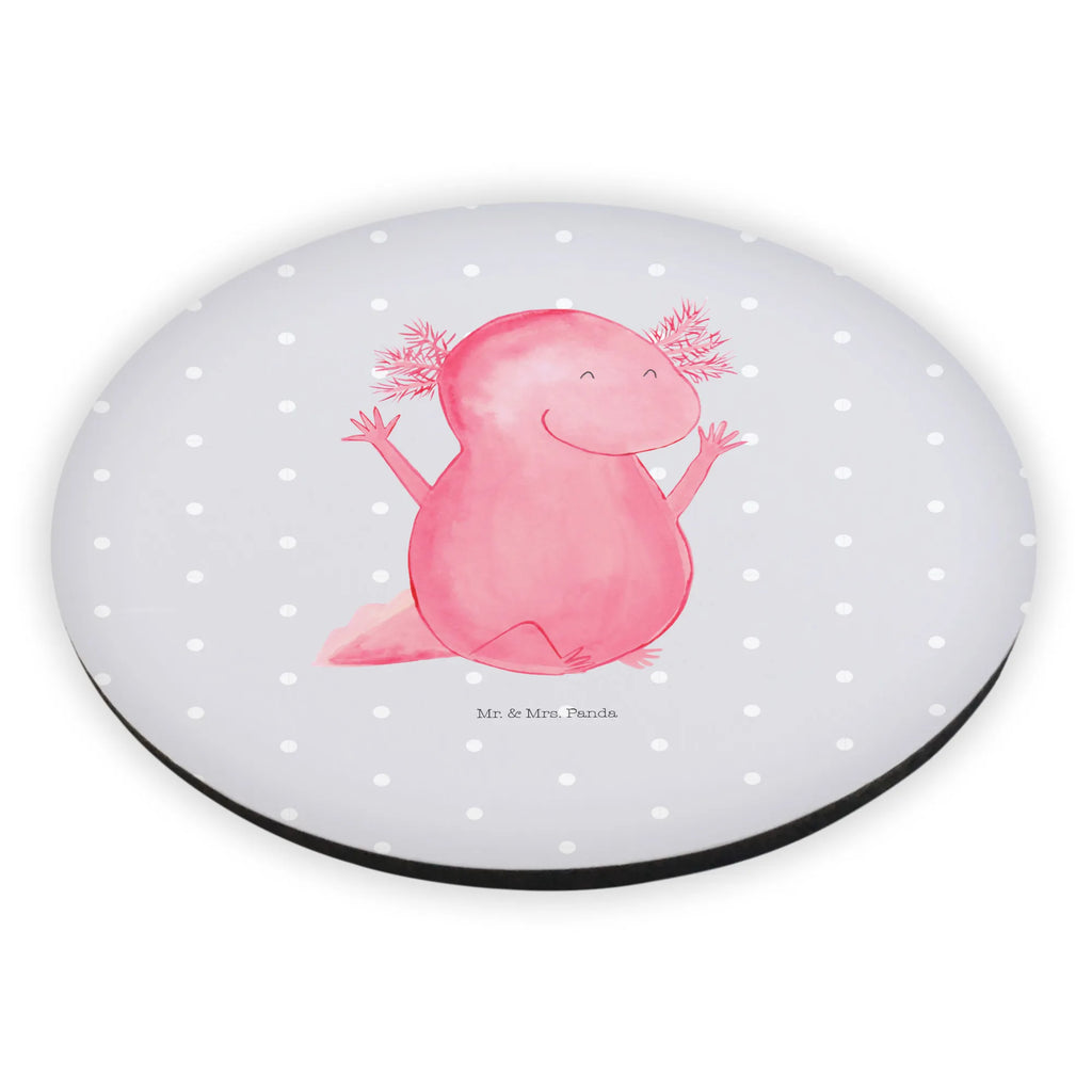 Rund Magnet Axolotl Hurra Kühlschrankmagnet, Pinnwandmagnet, Souvenir Magnet, Motivmagnete, Dekomagnet, Whiteboard Magnet, Notiz Magnet, Kühlschrank Dekoration, Axolotl, Molch, Axolot, Schwanzlurch, Lurch, Lurche, fröhlich, Spaß, Freude, Motivation, Zufriedenheit