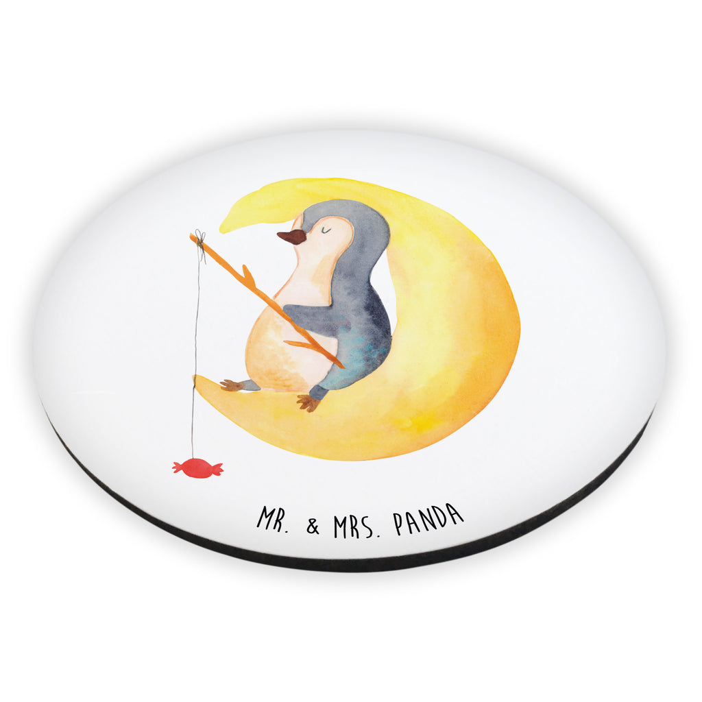 Rund Magnet Pinguin Mond Kühlschrankmagnet, Pinnwandmagnet, Souvenir Magnet, Motivmagnete, Dekomagnet, Whiteboard Magnet, Notiz Magnet, Kühlschrank Dekoration, Pinguin, Pinguine, Spruch, schlafen, Nachtruhe, Einschlafen, Schlafzimmer, Schlafstörungen, Gästezimmer