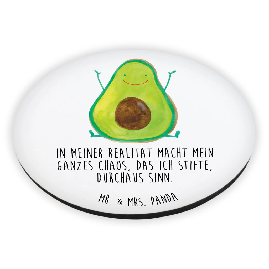 Rund Magnet Avocado Happy Kühlschrankmagnet, Pinnwandmagnet, Souvenir Magnet, Motivmagnete, Dekomagnet, Whiteboard Magnet, Notiz Magnet, Kühlschrank Dekoration, Avocado, Veggie, Vegan, Gesund, Chaos