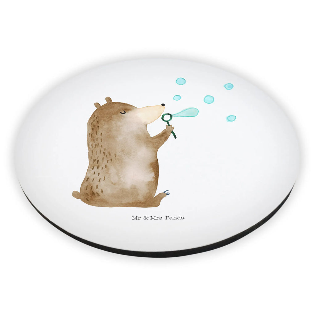 Rund Magnet Bär Seifenblasen Kühlschrankmagnet, Pinnwandmagnet, Souvenir Magnet, Motivmagnete, Dekomagnet, Whiteboard Magnet, Notiz Magnet, Kühlschrank Dekoration, Bär, Teddy, Teddybär, Seifenblasen Bär Lustig Sein Glücklich Traurig Happy