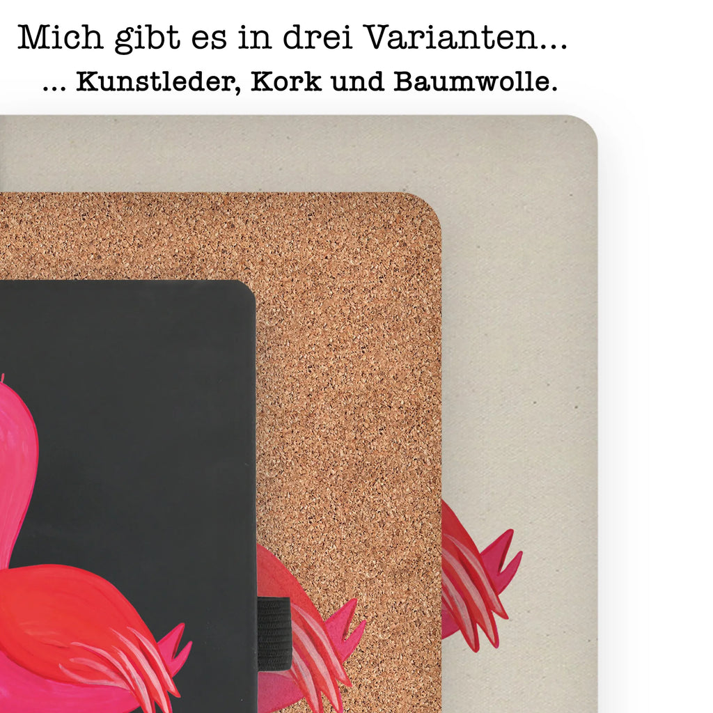 Baumwoll Notizbuch Flamingo Yoga Notizen, Eintragebuch, Tagebuch, Notizblock, Adressbuch, Journal, Kladde, Skizzenbuch, Notizheft, Schreibbuch, Schreibheft, Flamingo, Vogel, Yoga, Namaste, Achtsamkeit, Yoga-Übung, Entspannung, Ärger, Aufregen, Tiefenentspannung