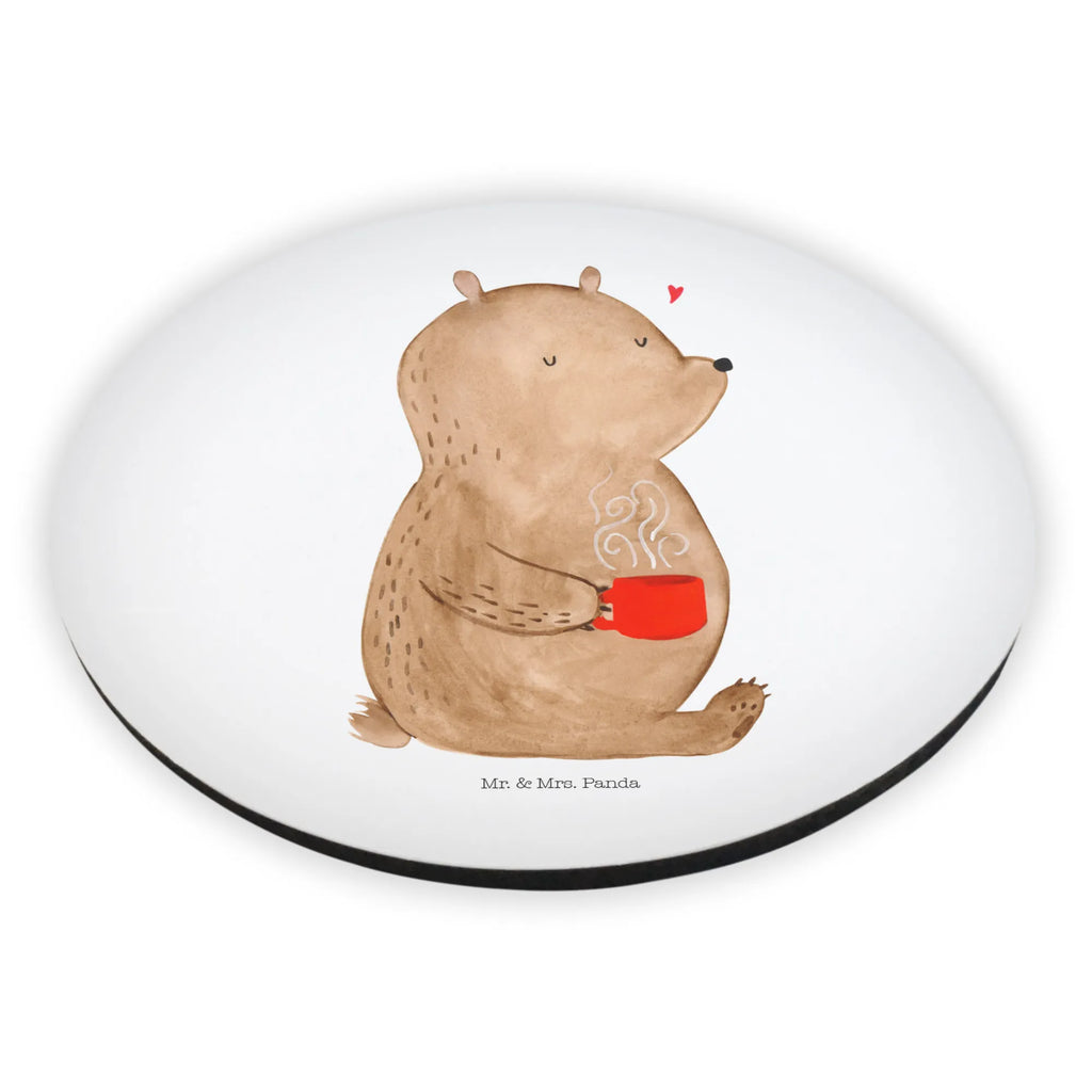 Rund Magnet Bär Kaffee Kühlschrankmagnet, Pinnwandmagnet, Souvenir Magnet, Motivmagnete, Dekomagnet, Whiteboard Magnet, Notiz Magnet, Kühlschrank Dekoration, Bär, Teddy, Teddybär, Kaffee, Coffee, Bären, guten Morgen, Morgenroutine, Welt erobern, Welt retten, Motivation