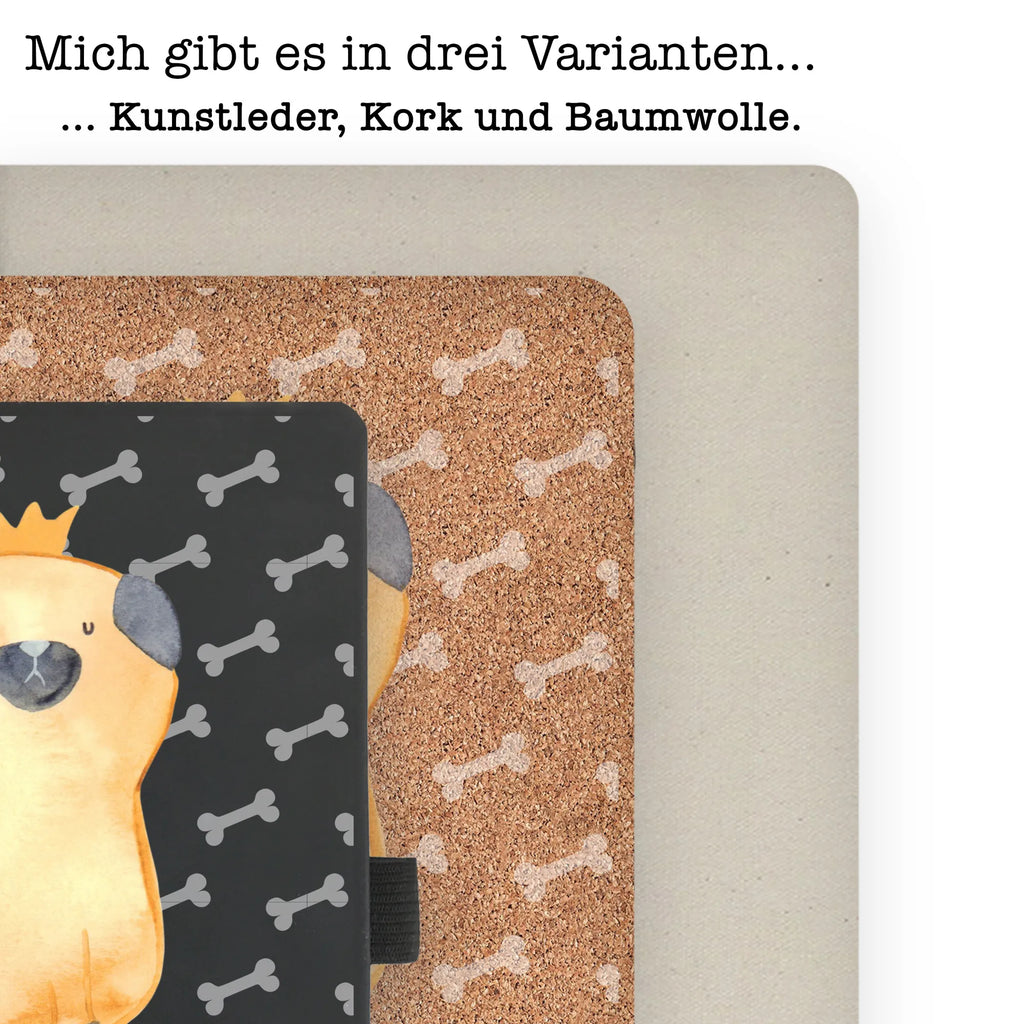 Baumwoll Notizbuch Mops Krone Notizen, Eintragebuch, Tagebuch, Notizblock, Adressbuch, Journal, Kladde, Skizzenbuch, Notizheft, Schreibbuch, Schreibheft, Hund, Hundemotiv, Haustier, Hunderasse, Tierliebhaber, Hundebesitzer, Sprüche, Mops, allergisch, kinderlos, Hausregel, Hundebesitzer. Spruch, lustig