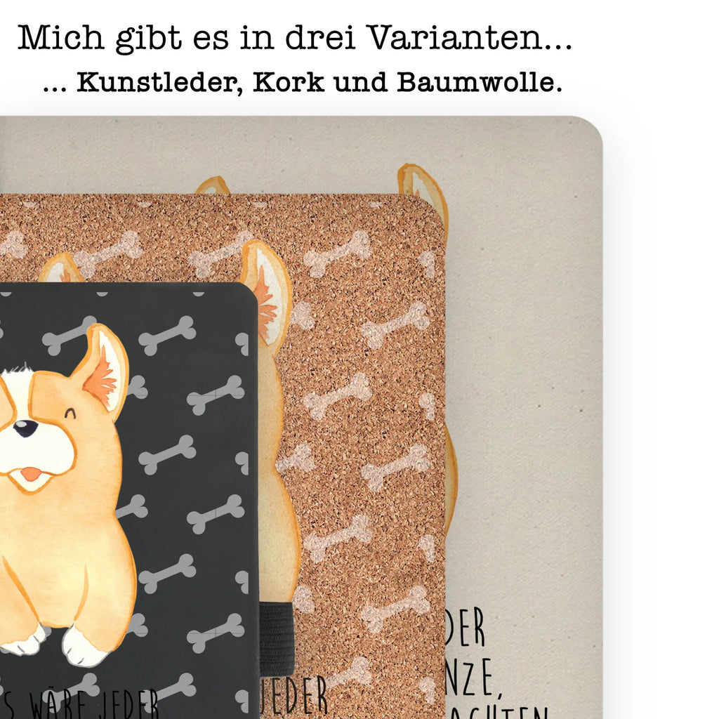 Baumwoll Notizbuch Corgie Notizen, Eintragebuch, Tagebuch, Notizblock, Adressbuch, Journal, Kladde, Skizzenbuch, Notizheft, Schreibbuch, Schreibheft, Hund, Hundemotiv, Haustier, Hunderasse, Tierliebhaber, Hundebesitzer, Sprüche, Corgie, Welsh Corgie Pembroke, britisch, Motivation, Spruch, Hundespruch, Lebensfreude