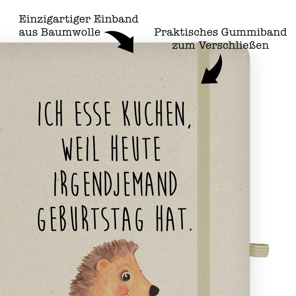 Baumwoll Notizbuch Igel mit Kuchenstück Notizen, Eintragebuch, Tagebuch, Notizblock, Adressbuch, Journal, Kladde, Skizzenbuch, Notizheft, Schreibbuch, Schreibheft, Tiermotive, Gute Laune, lustige Sprüche, Tiere, Igel, Essen Spruch, Kuchen, Backen Geschenk, Kuchen backen, Einladung Party, Geburtstagskuchen, Torte