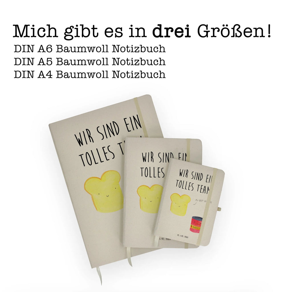 Baumwoll Notizbuch Toast Marmelade Notizen, Eintragebuch, Tagebuch, Notizblock, Adressbuch, Journal, Kladde, Skizzenbuch, Notizheft, Schreibbuch, Schreibheft, Tiermotive, Gute Laune, lustige Sprüche, Tiere, Toast, Marmelade, Dreamteam, süße Postkarte, süß, Küche Deko, Küche Spruch, Frühstück Einladung, Brot, Toastbrot