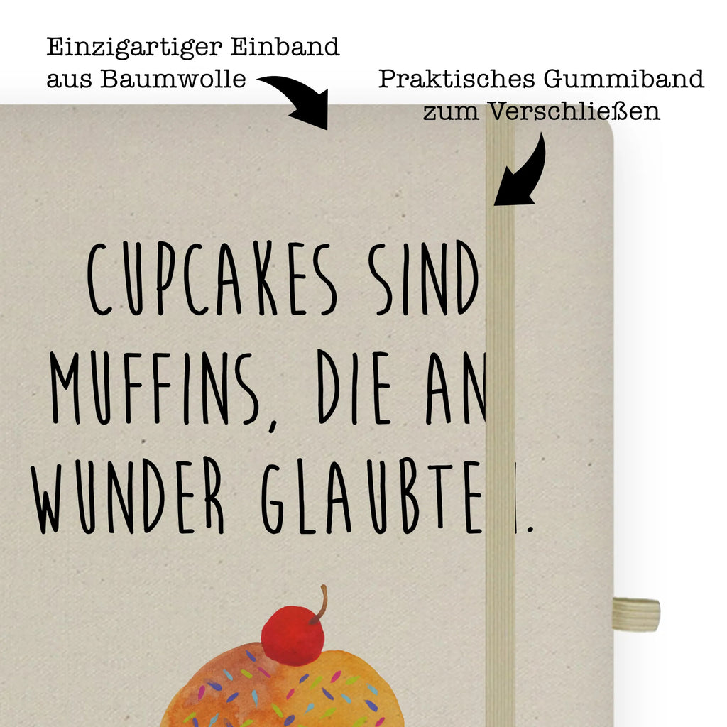 Baumwoll Notizbuch Cupcake Notizen, Eintragebuch, Tagebuch, Notizblock, Adressbuch, Journal, Kladde, Skizzenbuch, Notizheft, Schreibbuch, Schreibheft, Tiermotive, Gute Laune, lustige Sprüche, Tiere, Cupcakes, Muffin, Wunder, Küche Deko, Küche Spruch, Backen Geschenk, Geschenk Koch, Motivation Sprüche