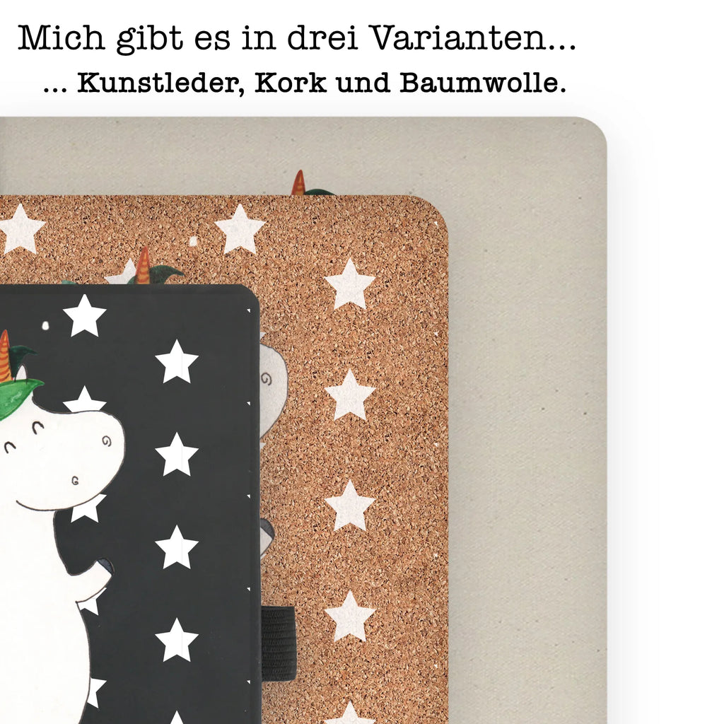 Baumwoll Notizbuch Einhorn Joker Notizen, Eintragebuch, Tagebuch, Notizblock, Adressbuch, Journal, Kladde, Skizzenbuch, Notizheft, Schreibbuch, Schreibheft, Einhorn, Einhörner, Einhorn Deko, Pegasus, Unicorn, Hofnarr, Kasper, Gaukler, Mittelalter