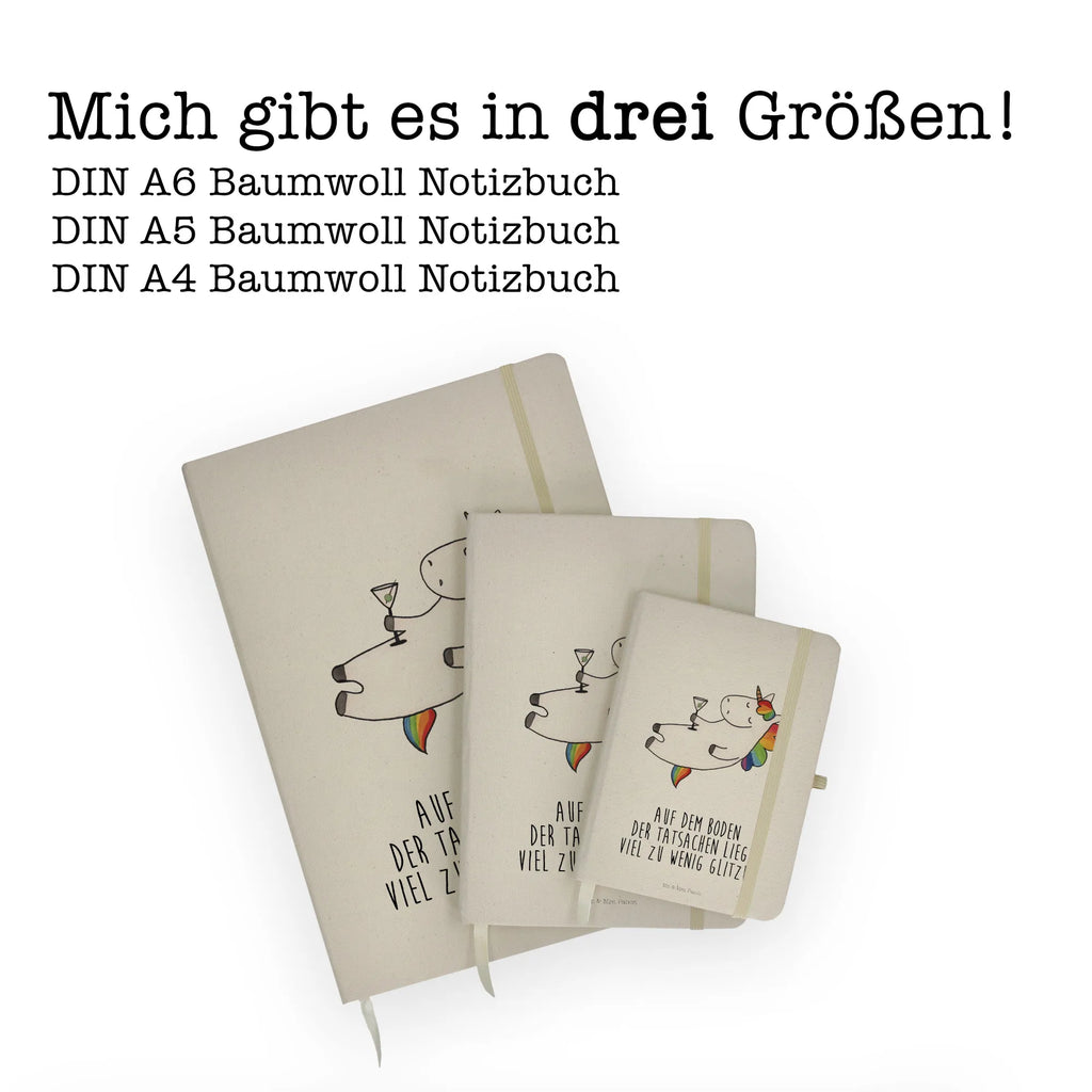 Baumwoll Notizbuch Einhorn Cocktail Notizen, Eintragebuch, Tagebuch, Notizblock, Adressbuch, Journal, Kladde, Skizzenbuch, Notizheft, Schreibbuch, Schreibheft, Einhorn, Einhörner, Einhorn Deko, Pegasus, Unicorn, Party, Spaß, Feiern, Caipirinha, Rum, Cuba Libre, Sekt, Freundin, Geburtstag, lustig, witzig, Spruch, Glitzer