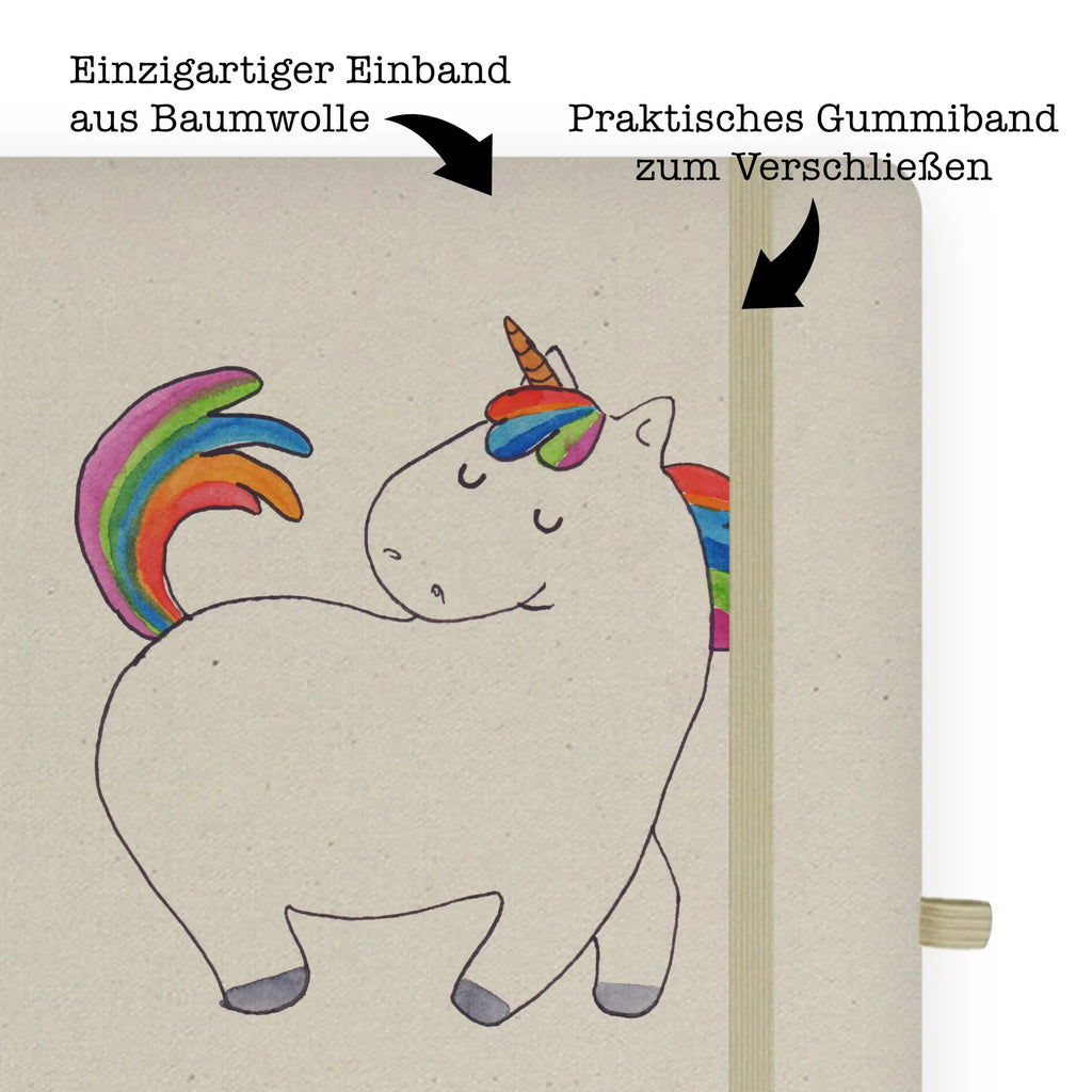 Baumwoll Notizbuch Einhorn stolzierend Notizen, Eintragebuch, Tagebuch, Notizblock, Adressbuch, Journal, Kladde, Skizzenbuch, Notizheft, Schreibbuch, Schreibheft, Einhorn, Einhörner, Einhorn Deko, Pegasus, Unicorn, stolz, anders, bunt, Pferd, Reiter, Reiten, Freundin, Geschenk