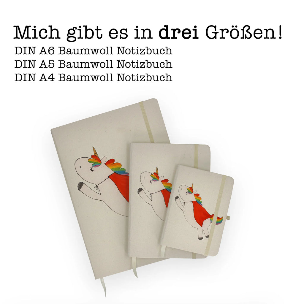 Baumwoll Notizbuch Einhorn Super Notizen, Eintragebuch, Tagebuch, Notizblock, Adressbuch, Journal, Kladde, Skizzenbuch, Notizheft, Schreibbuch, Schreibheft, Einhorn, Einhörner, Einhorn Deko, Pegasus, Unicorn, Traummann, Superheld, Held, Freundin, Geschenk, Girl, Mädchen