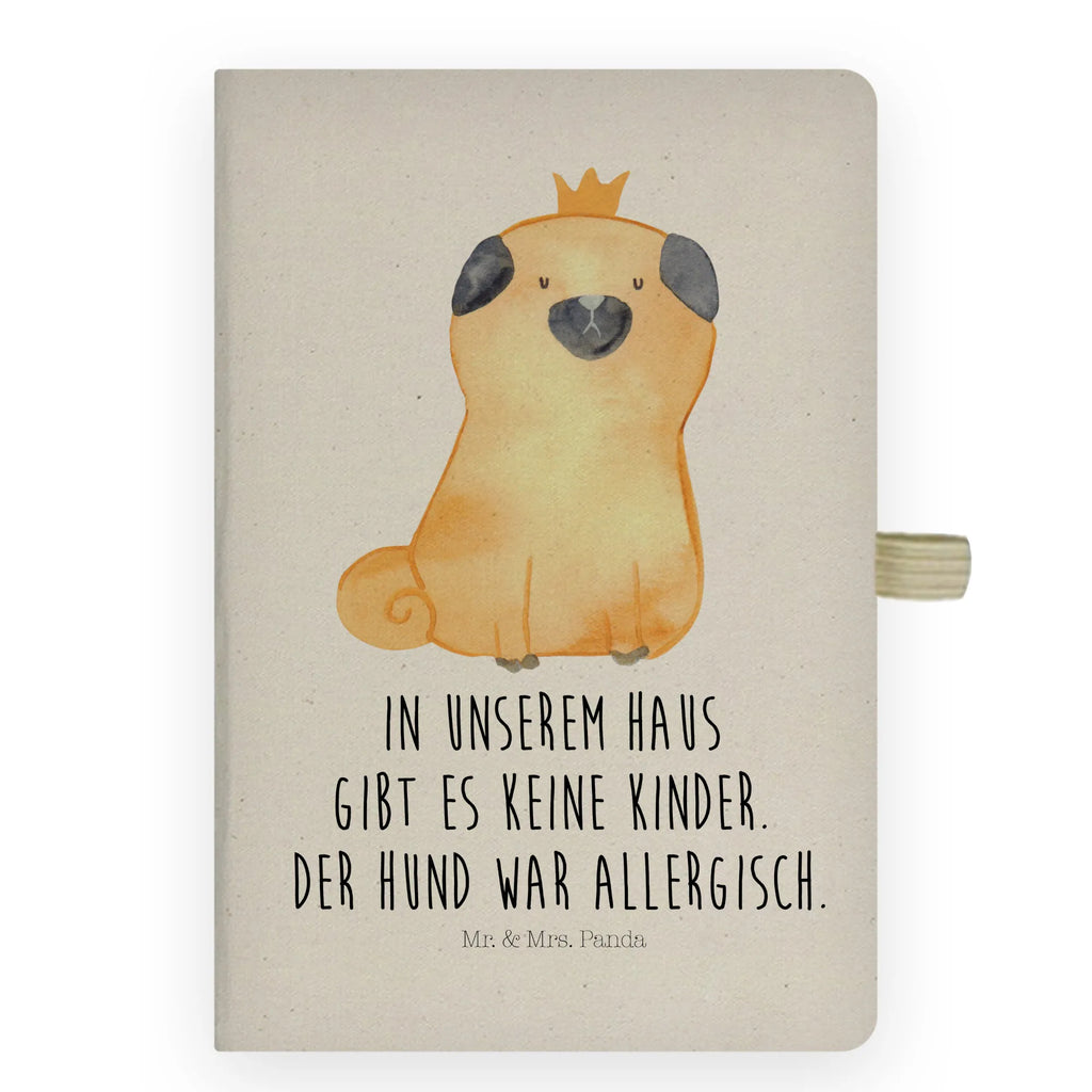 Baumwoll Notizbuch Mops Krone Notizen, Eintragebuch, Tagebuch, Notizblock, Adressbuch, Journal, Kladde, Skizzenbuch, Notizheft, Schreibbuch, Schreibheft, Hund, Hundemotiv, Haustier, Hunderasse, Tierliebhaber, Hundebesitzer, Sprüche, Mops, allergisch, kinderlos, Hausregel, Hundebesitzer. Spruch, lustig