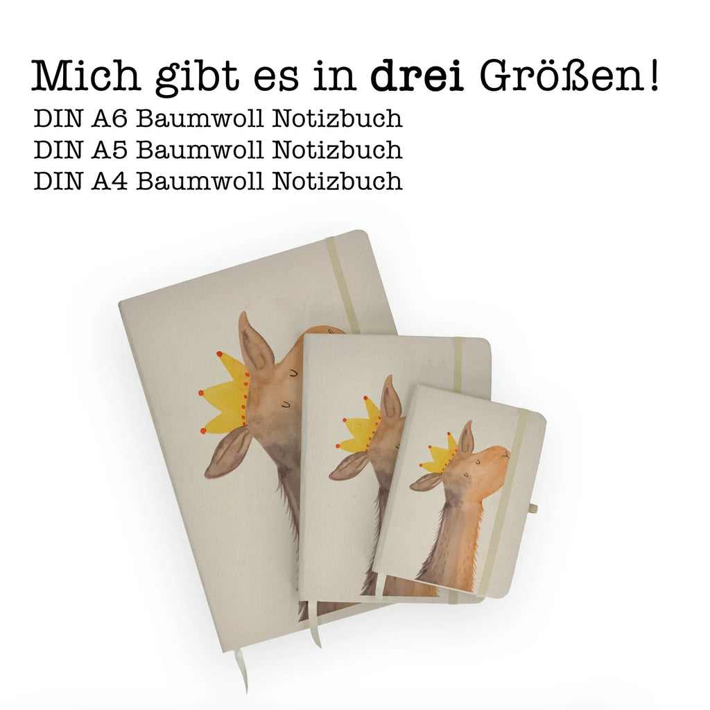 Baumwoll Notizbuch Lamakopf König Notizen, Eintragebuch, Tagebuch, Notizblock, Adressbuch, Journal, Kladde, Skizzenbuch, Notizheft, Schreibbuch, Schreibheft, Lama, Alpaka, Lamas, König, Königin, Freundin, Mama, Papa, Büro Kollege, Kollegin, Chef, Vorgesetzter, Abi, Abitur