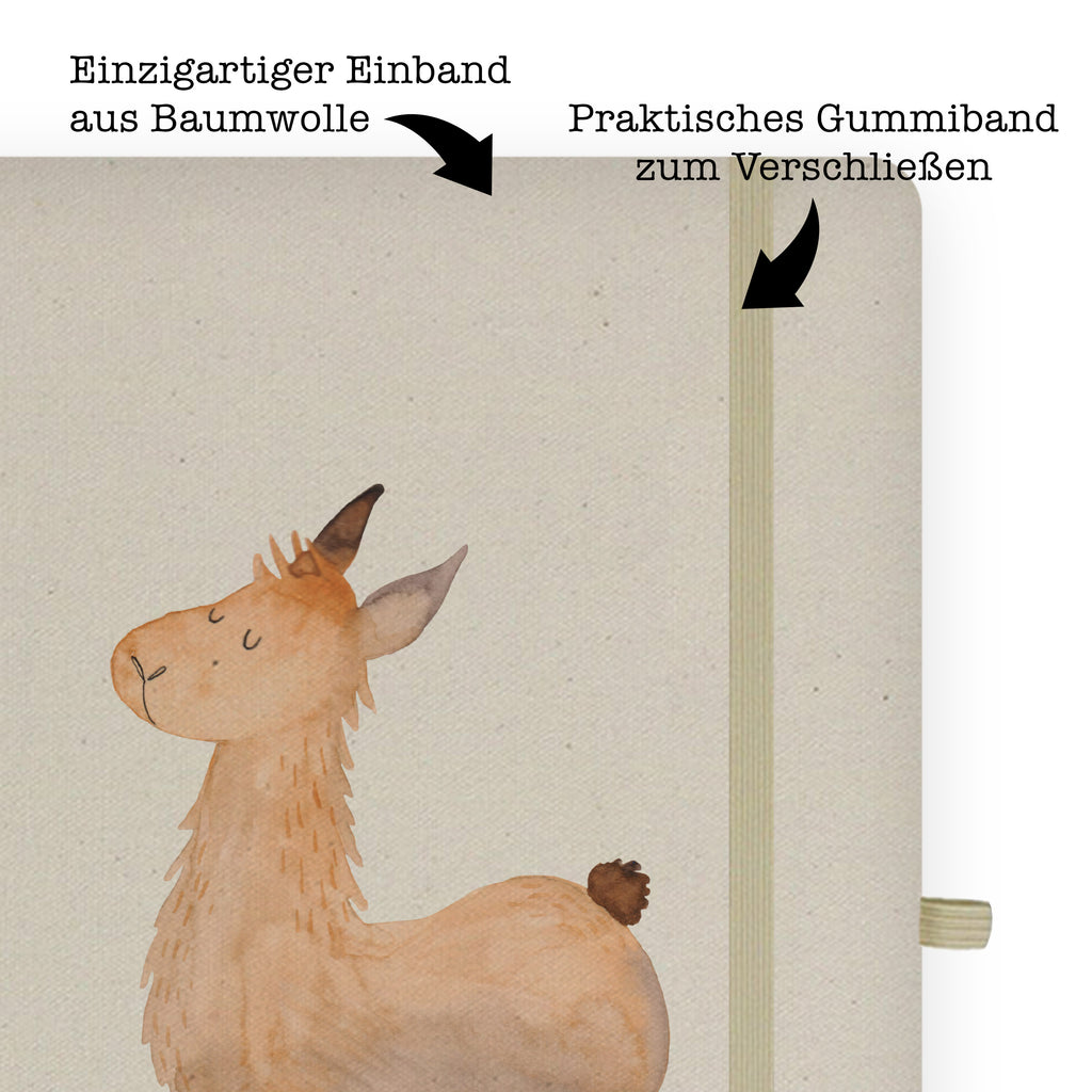 Baumwoll Notizbuch Lama springend Notizen, Eintragebuch, Tagebuch, Notizblock, Adressbuch, Journal, Kladde, Skizzenbuch, Notizheft, Schreibbuch, Schreibheft, Lama, Alpaka, Lamas, Lieblingstag, Happy day, fröhlich, Glück, Freundin, Liebeskummer, Neustart, guten Morgen, Start, Prüfung, Abitur