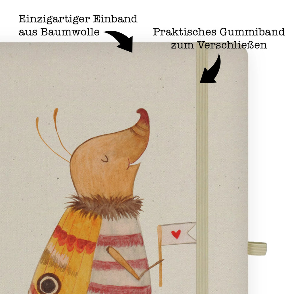 Baumwoll Notizbuch Nachtfalter mit Fähnchen Notizen, Eintragebuch, Tagebuch, Notizblock, Adressbuch, Journal, Kladde, Skizzenbuch, Notizheft, Schreibbuch, Schreibheft, Tiermotive, Gute Laune, lustige Sprüche, Tiere, Nachtfalter, Käfer, Spruch lustig, Spruch witzig, süß, niedlich, Küche Deko, Was kostet die Welt