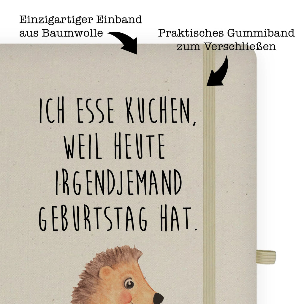 Baumwoll Notizbuch Igel mit Kuchenstück Notizen, Eintragebuch, Tagebuch, Notizblock, Adressbuch, Journal, Kladde, Skizzenbuch, Notizheft, Schreibbuch, Schreibheft, Tiermotive, Gute Laune, lustige Sprüche, Tiere, Igel, Essen Spruch, Kuchen, Backen Geschenk, Kuchen backen, Einladung Party, Geburtstagskuchen, Torte