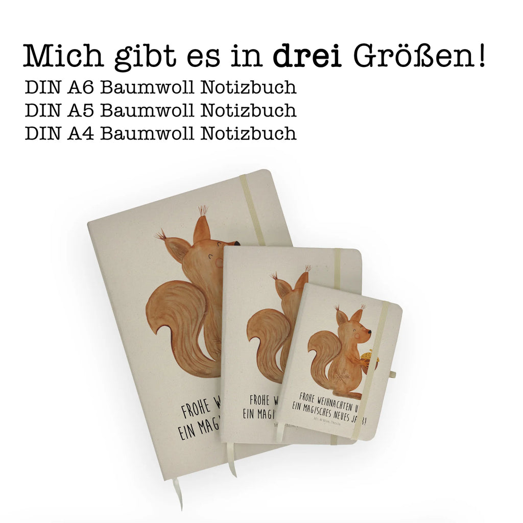 Baumwoll Notizbuch Eichhörnchen Weihnachtszeit Notizen, Eintragebuch, Tagebuch, Notizblock, Adressbuch, Journal, Kladde, Skizzenbuch, Notizheft, Schreibbuch, Schreibheft, Winter, Weihnachten, Weihnachtsdeko, Nikolaus, Advent, Heiligabend, Wintermotiv, Frohe Weihnachten, Frohes neues Jahr, Guten Rutsch, Weihnachtsmotiv, Weihnachtsgruß, Neujahr, Vogel