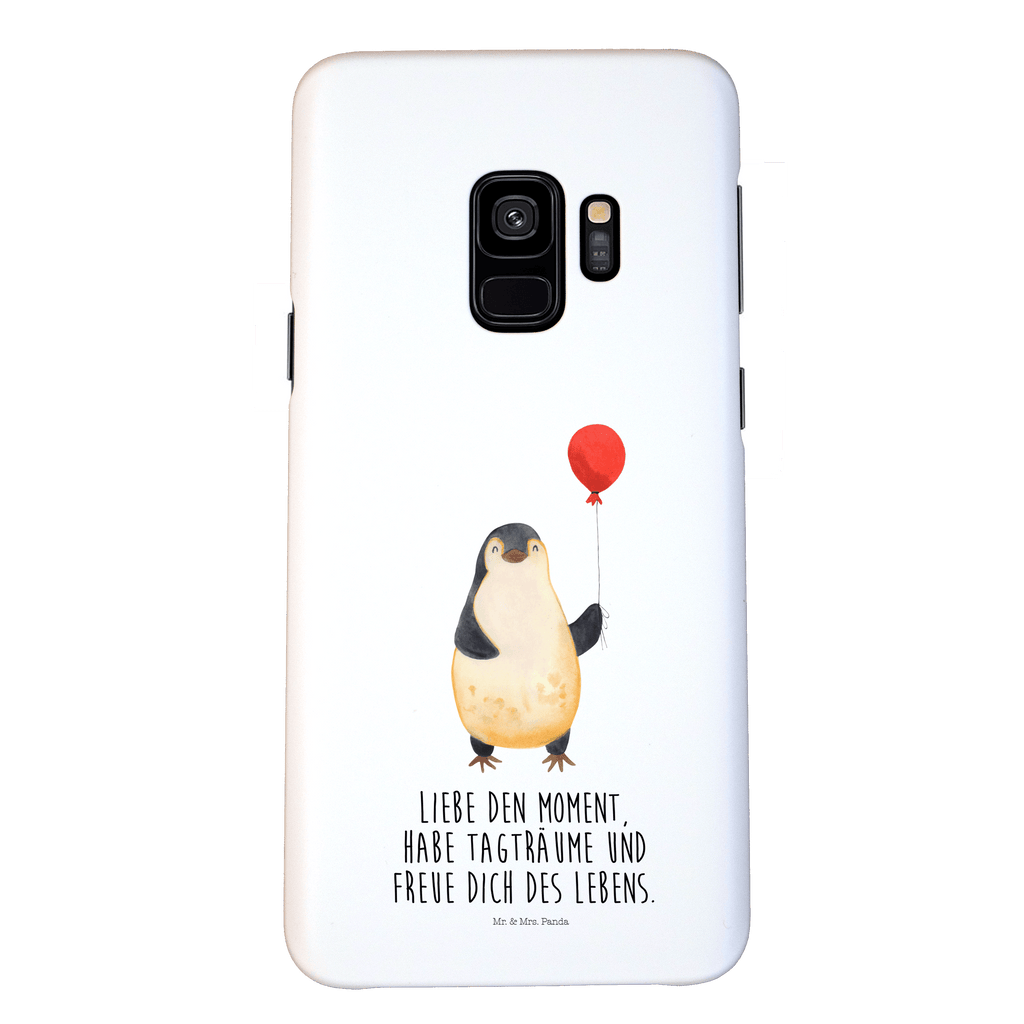 Handyhülle Pinguin Luftballon Samsung Galaxy S9, Handyhülle, Smartphone Hülle, Handy Case, Handycover, Hülle, Pinguin, Pinguine, Luftballon, Tagträume, Lebenslust, Geschenk Freundin, Geschenkidee, beste Freundin, Motivation, Neustart, neues Leben, Liebe, Glück