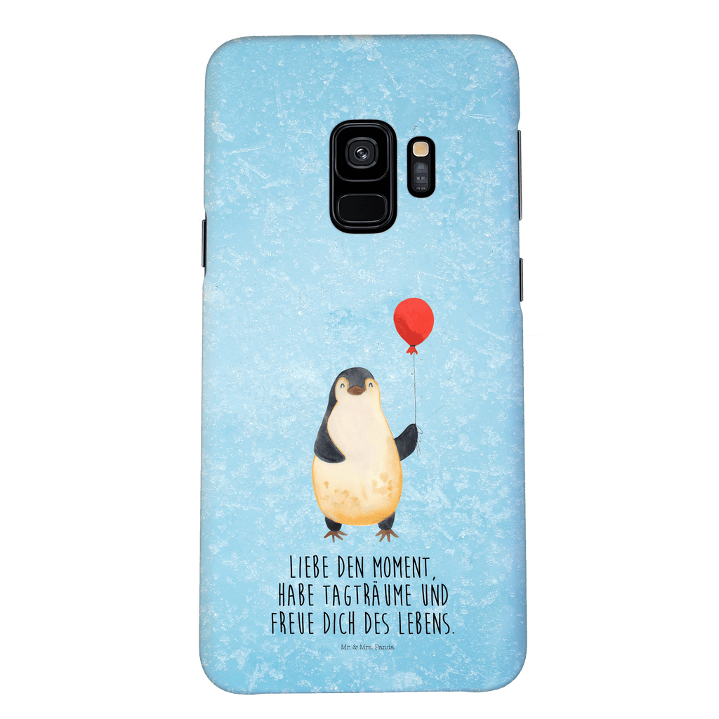 Handyhülle Pinguin Luftballon Samsung Galaxy S9, Handyhülle, Smartphone Hülle, Handy Case, Handycover, Hülle, Pinguin, Pinguine, Luftballon, Tagträume, Lebenslust, Geschenk Freundin, Geschenkidee, beste Freundin, Motivation, Neustart, neues Leben, Liebe, Glück