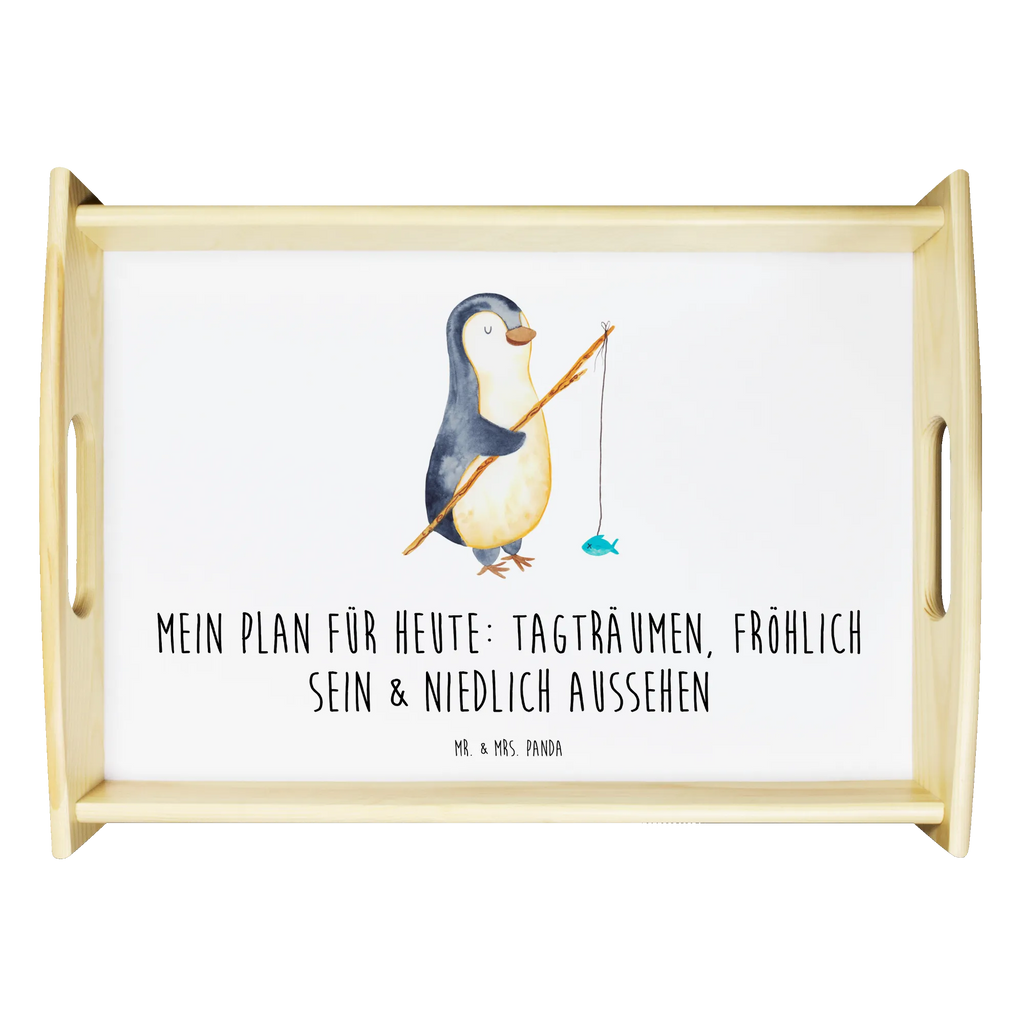 Serviertablett Pinguin Angler Serviertablett, Tablett, Holztablett, Küchentablett, Dekotablett, Frühstückstablett, Pinguin, Pinguine, Angeln, Angler, Tagträume, Hobby, Plan, Planer, Tagesplan, Neustart, Motivation, Geschenk, Freundinnen, Geschenkidee, Urlaub, Wochenende