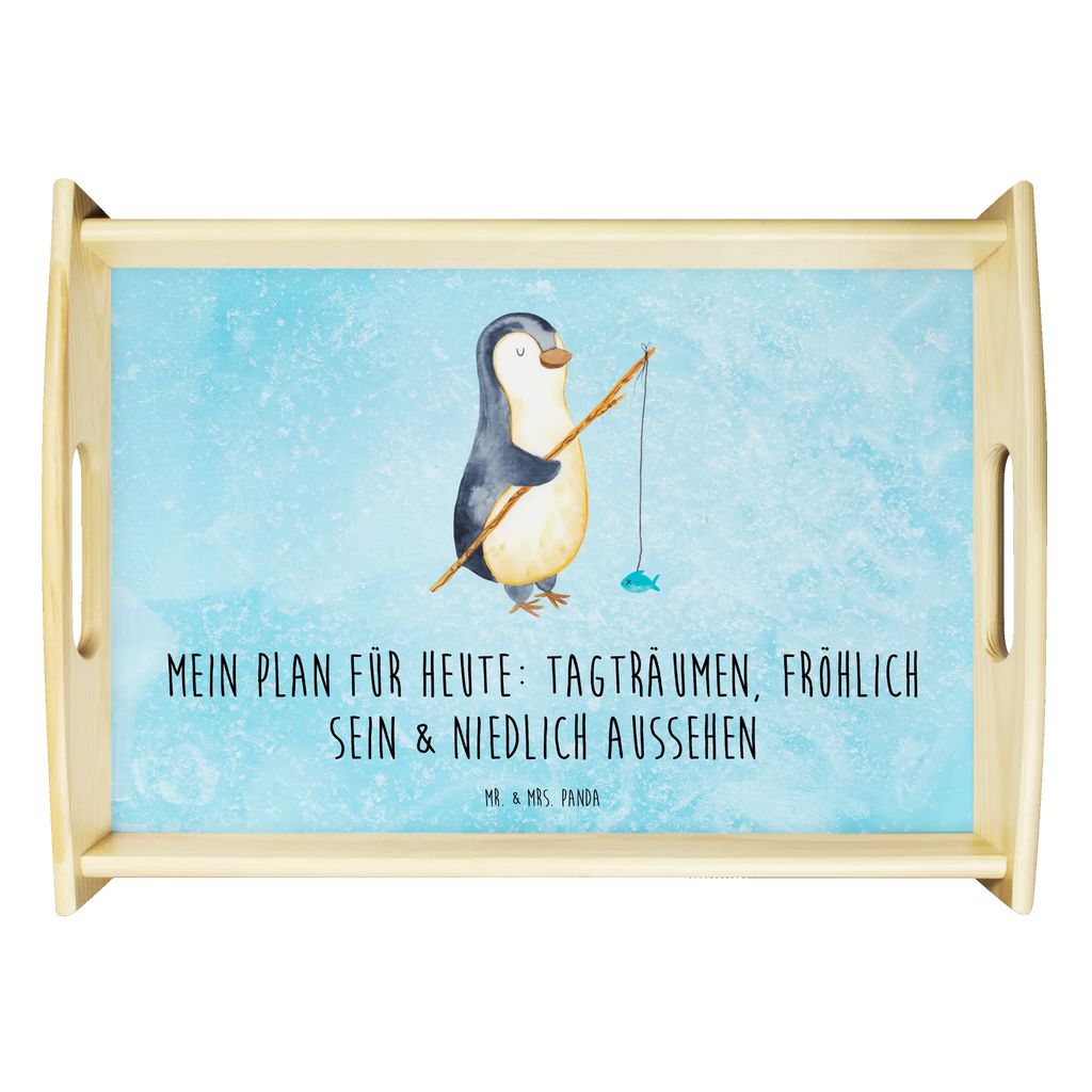 Serviertablett Pinguin Angler Serviertablett, Tablett, Holztablett, Küchentablett, Dekotablett, Frühstückstablett, Pinguin, Pinguine, Angeln, Angler, Tagträume, Hobby, Plan, Planer, Tagesplan, Neustart, Motivation, Geschenk, Freundinnen, Geschenkidee, Urlaub, Wochenende