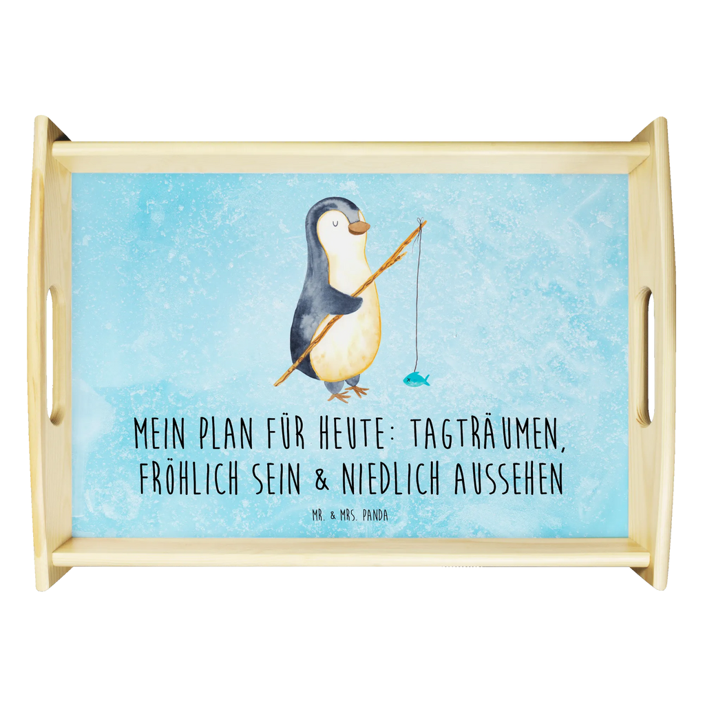 Serviertablett Pinguin Angler Serviertablett, Tablett, Holztablett, Küchentablett, Dekotablett, Frühstückstablett, Pinguin, Pinguine, Angeln, Angler, Tagträume, Hobby, Plan, Planer, Tagesplan, Neustart, Motivation, Geschenk, Freundinnen, Geschenkidee, Urlaub, Wochenende