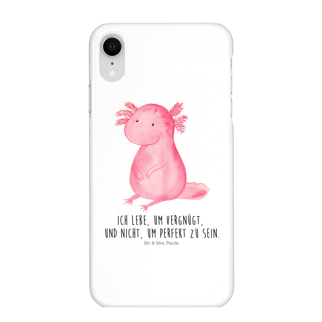 Handyhülle Axolotl null Handyhülle, Handycover, Cover, Handy, Hülle, Iphone 10, Iphone X, Axolotl, Molch, Axolot, vergnügt, fröhlich, zufrieden, Lebensstil, Weisheit, Lebensweisheit, Liebe, Freundin