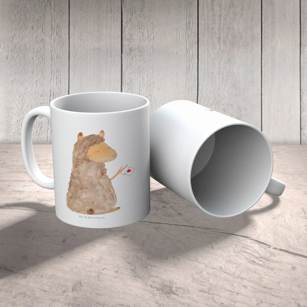 Tasse Alpaka Fahne Tasse, Kaffeetasse, Teetasse, Becher, Kaffeebecher, Teebecher, Keramiktasse, Porzellantasse, Büro Tasse, Geschenk Tasse, Tasse Sprüche, Tasse Motive, Kaffeetassen, Tasse bedrucken, Designer Tasse, Cappuccino Tassen, Schöne Teetassen, Alpaka, Lama, Alpakas, Lamas, Liebe