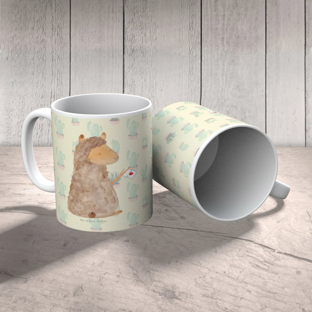 Tasse Alpaka Fahne Tasse, Kaffeetasse, Teetasse, Becher, Kaffeebecher, Teebecher, Keramiktasse, Porzellantasse, Büro Tasse, Geschenk Tasse, Tasse Sprüche, Tasse Motive, Kaffeetassen, Tasse bedrucken, Designer Tasse, Cappuccino Tassen, Schöne Teetassen, Alpaka, Lama, Alpakas, Lamas, Liebe