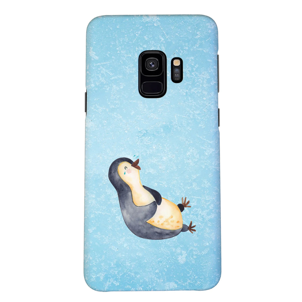 Handyhülle Pinguin Lachen Handyhülle, Handycover, Cover, Handy, Hülle, Iphone 10, Iphone X, Pinguin, Pinguine, lustiger Spruch, Optimismus, Fröhlich, Lachen, Humor, Fröhlichkeit