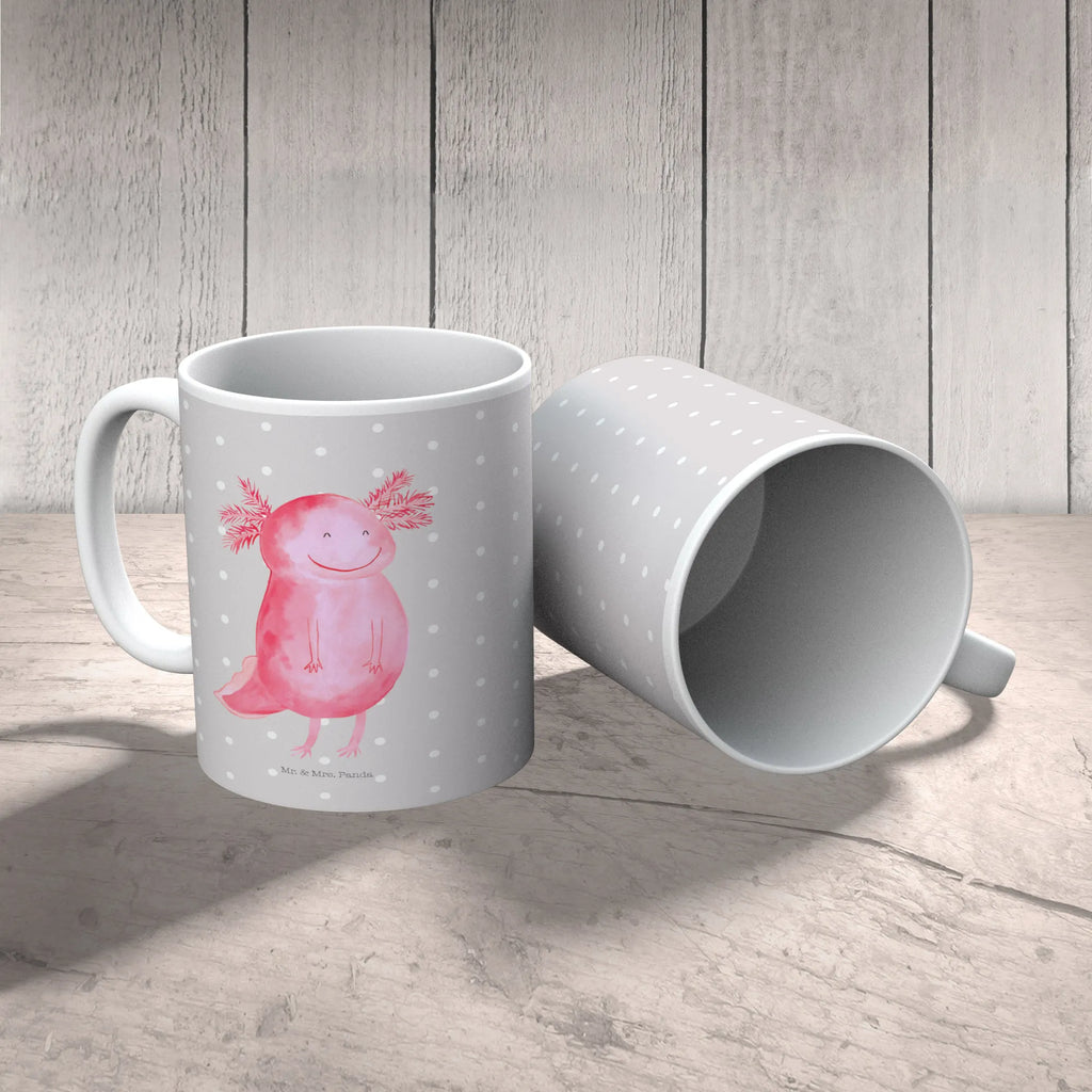 Tasse Axolotl Glücklich Tasse, Kaffeetasse, Teetasse, Becher, Kaffeebecher, Teebecher, Keramiktasse, Porzellantasse, Büro Tasse, Geschenk Tasse, Tasse Sprüche, Tasse Motive, Kaffeetassen, Tasse bedrucken, Designer Tasse, Cappuccino Tassen, Schöne Teetassen, Axolotl, Molch, Axolot, Schwanzlurch, Lurch, Lurche, Motivation, gute Laune