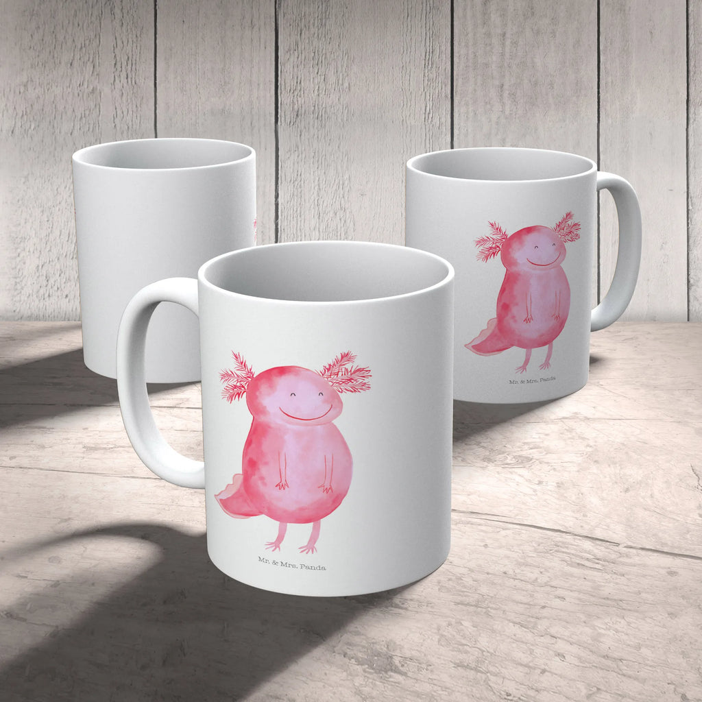 Tasse Axolotl Glücklich Tasse, Kaffeetasse, Teetasse, Becher, Kaffeebecher, Teebecher, Keramiktasse, Porzellantasse, Büro Tasse, Geschenk Tasse, Tasse Sprüche, Tasse Motive, Kaffeetassen, Tasse bedrucken, Designer Tasse, Cappuccino Tassen, Schöne Teetassen, Axolotl, Molch, Axolot, Schwanzlurch, Lurch, Lurche, Motivation, gute Laune