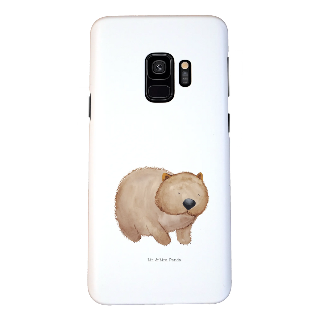 Handyhülle Wombat Handyhülle, Handycover, Cover, Handy, Hülle, Iphone 10, Iphone X, Tiermotive, Gute Laune, lustige Sprüche, Tiere, Wombat, Das Leben ist schön, Motivation, Spruch, Australien