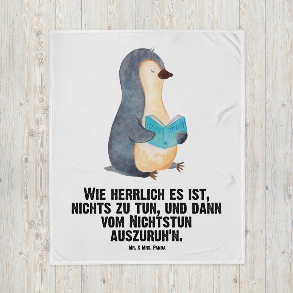 Babydecke Pinguin Buch Babydecke, Babygeschenk, Geschenk Geburt, Babyecke Kuscheldecke, Krabbeldecke, Pinguin, Pinguine, Buch, Lesen, Bücherwurm, Nichtstun, Faulenzen, Ferien, Urlaub, Freizeit