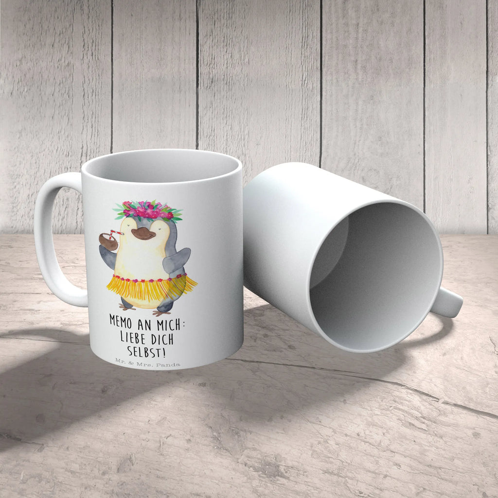 Tasse Pinguin Kokosnuss Tasse, Kaffeetasse, Teetasse, Becher, Kaffeebecher, Teebecher, Keramiktasse, Porzellantasse, Büro Tasse, Geschenk Tasse, Tasse Sprüche, Tasse Motive, Kaffeetassen, Tasse bedrucken, Designer Tasse, Cappuccino Tassen, Schöne Teetassen, Pinguin, Aloha, Hawaii, Urlaub, Kokosnuss, Pinguine