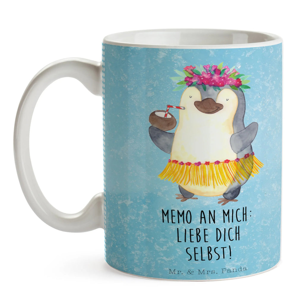 Tasse Pinguin Kokosnuss Tasse, Kaffeetasse, Teetasse, Becher, Kaffeebecher, Teebecher, Keramiktasse, Porzellantasse, Büro Tasse, Geschenk Tasse, Tasse Sprüche, Tasse Motive, Kaffeetassen, Tasse bedrucken, Designer Tasse, Cappuccino Tassen, Schöne Teetassen, Pinguin, Aloha, Hawaii, Urlaub, Kokosnuss, Pinguine