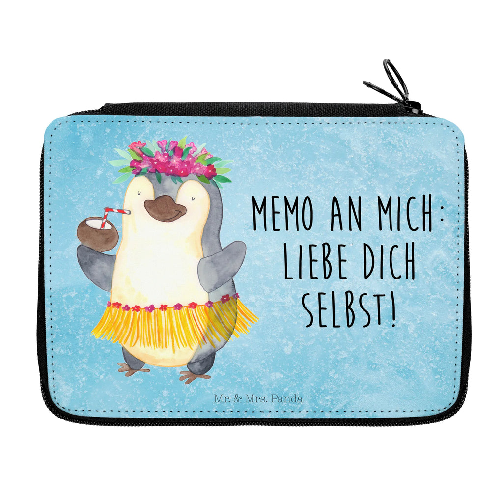 Federmappe Pinguin Kokosnuss Federmappe, Stiftetasche, Stifte Etui, Schule, Einschulung, Geschenk, Kind, Schüler, Schülerin, Stifterolle, Federmäppchen, Motiv, Grundschule, Federmäppchen bedruckt, Büro Stifte Etui, Bestückte Federmappe, Kinder Federmappe, Federmappe Einschulung, Pinguin, Aloha, Hawaii, Urlaub, Kokosnuss, Pinguine