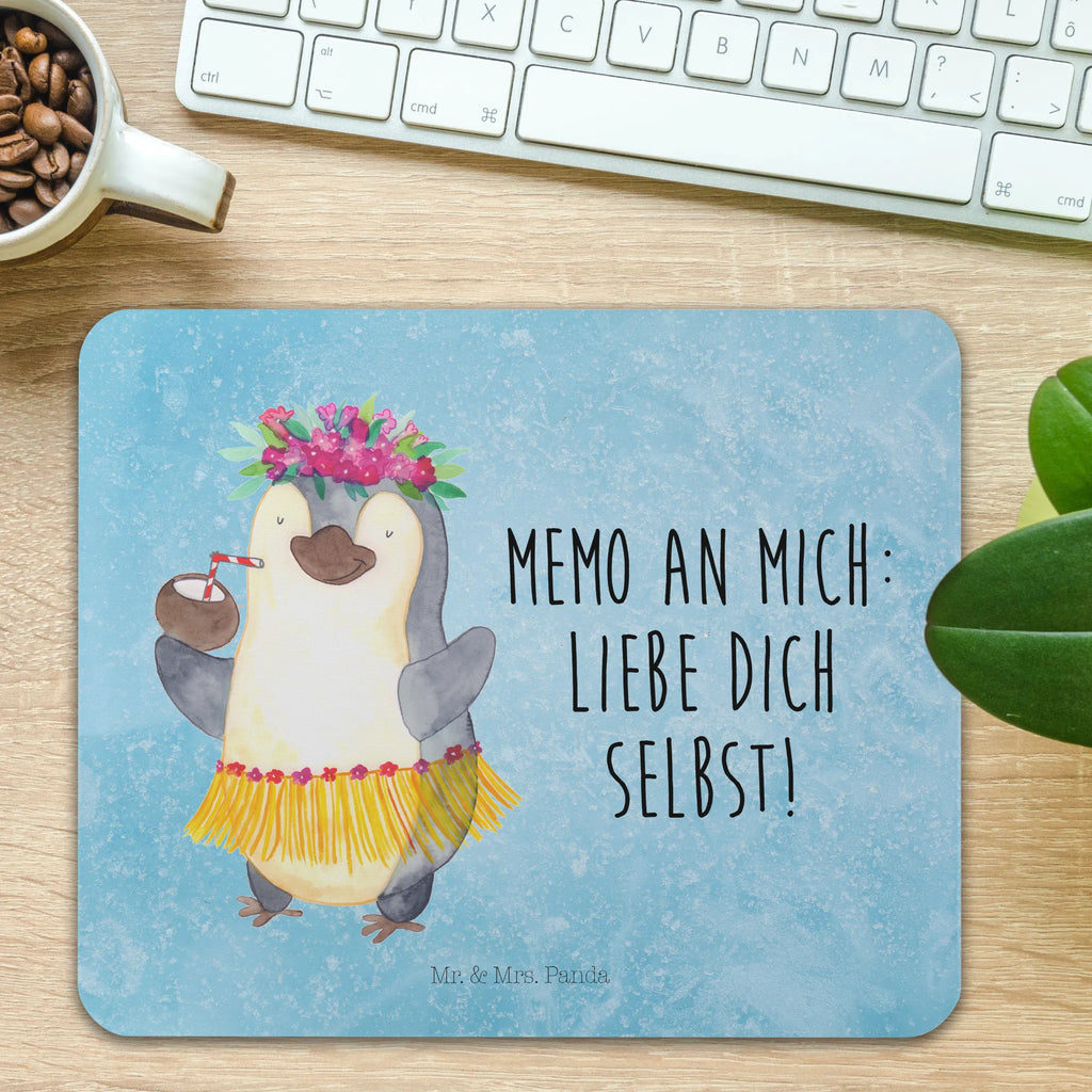 Mauspad Pinguin Kokosnuss Mousepad, Computer zubehör, Büroausstattung, PC Zubehör, Arbeitszimmer, Mauspad, Einzigartiges Mauspad, Designer Mauspad, Mausunterlage, Mauspad Büro, Pinguin, Aloha, Hawaii, Urlaub, Kokosnuss, Pinguine